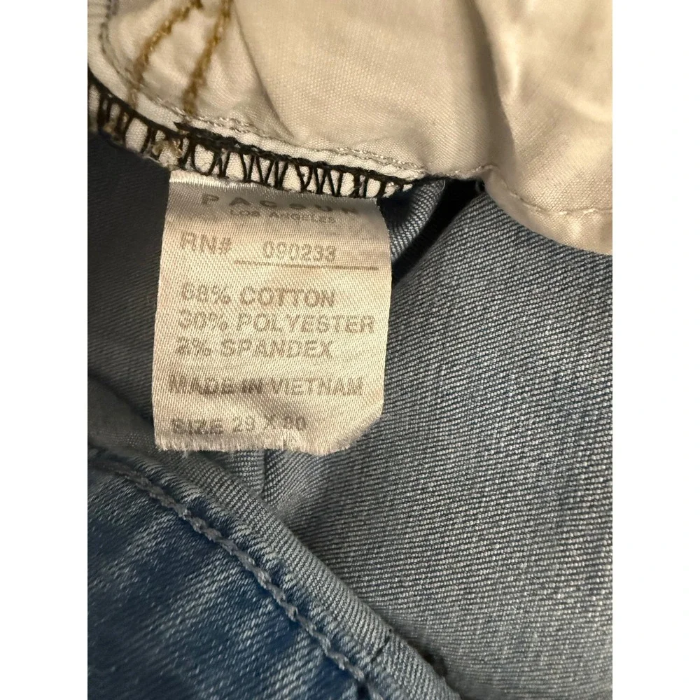 PacSun Mens Active Stretch Skinny Jeans Light Wash Blue Denim Pants Size 29x28